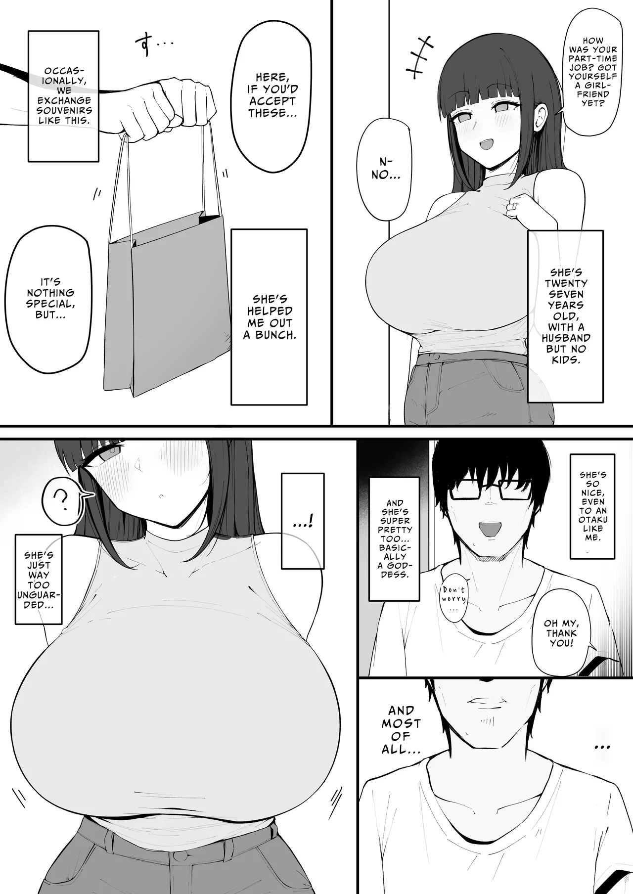 Tonari no Heya no Inma Tsuma. | The Succubus Housewife Next Door. — preview page 3