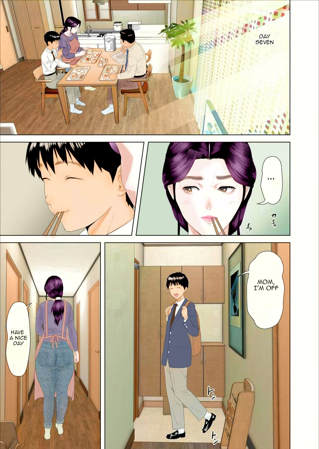 Kinjo Yuuwaku Boku ga Okaa-san to Konna Koto ni Nacchau Hanashi 2 Shinnyuu Hen | Neighborhood Seduction The Story About How I Came To Be Like This With My Mother 2 – Penetration Volume