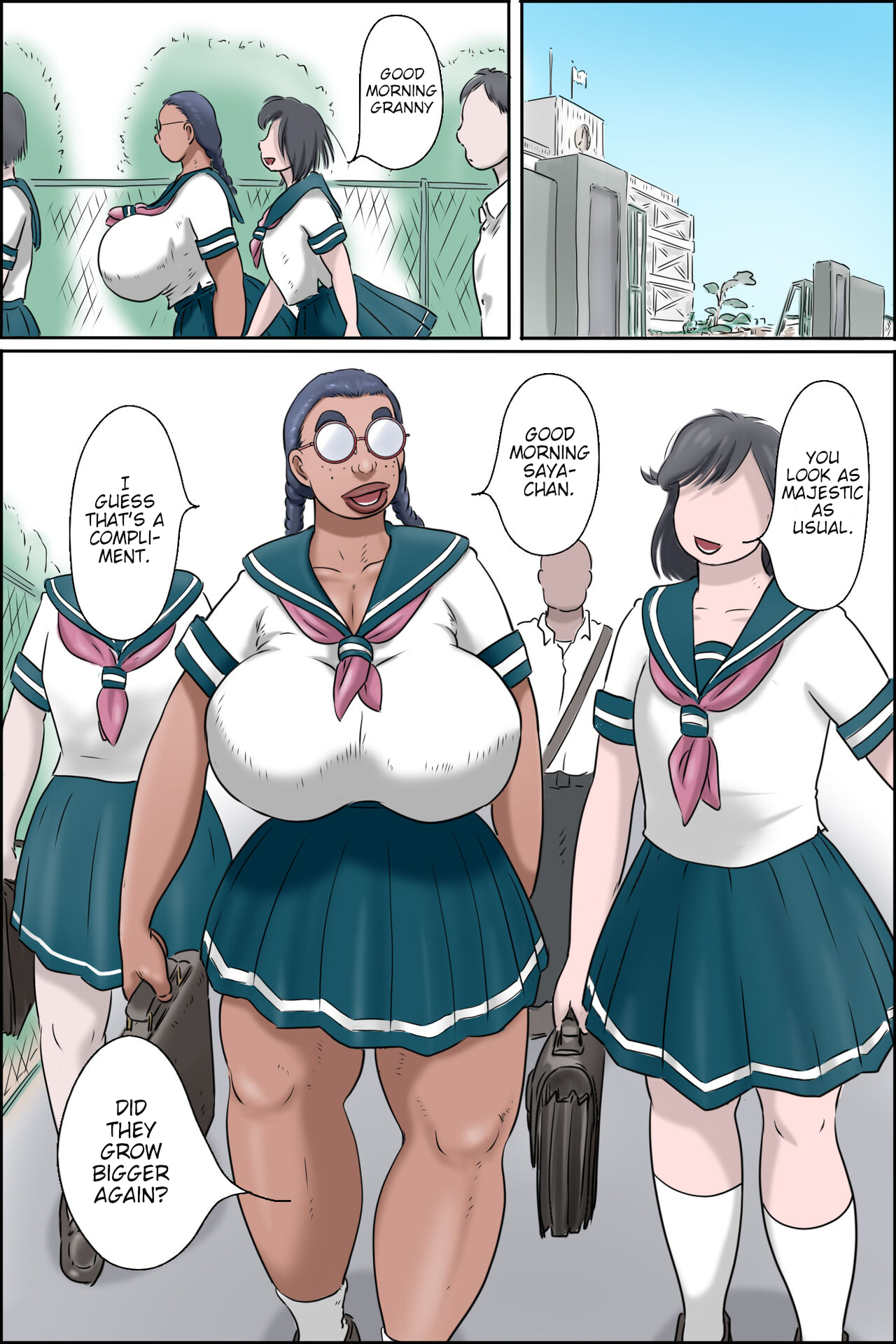 Tokunou Oba-chan Joshi -Kounai Seikou Hen- | Granny Girl -Sex At School-