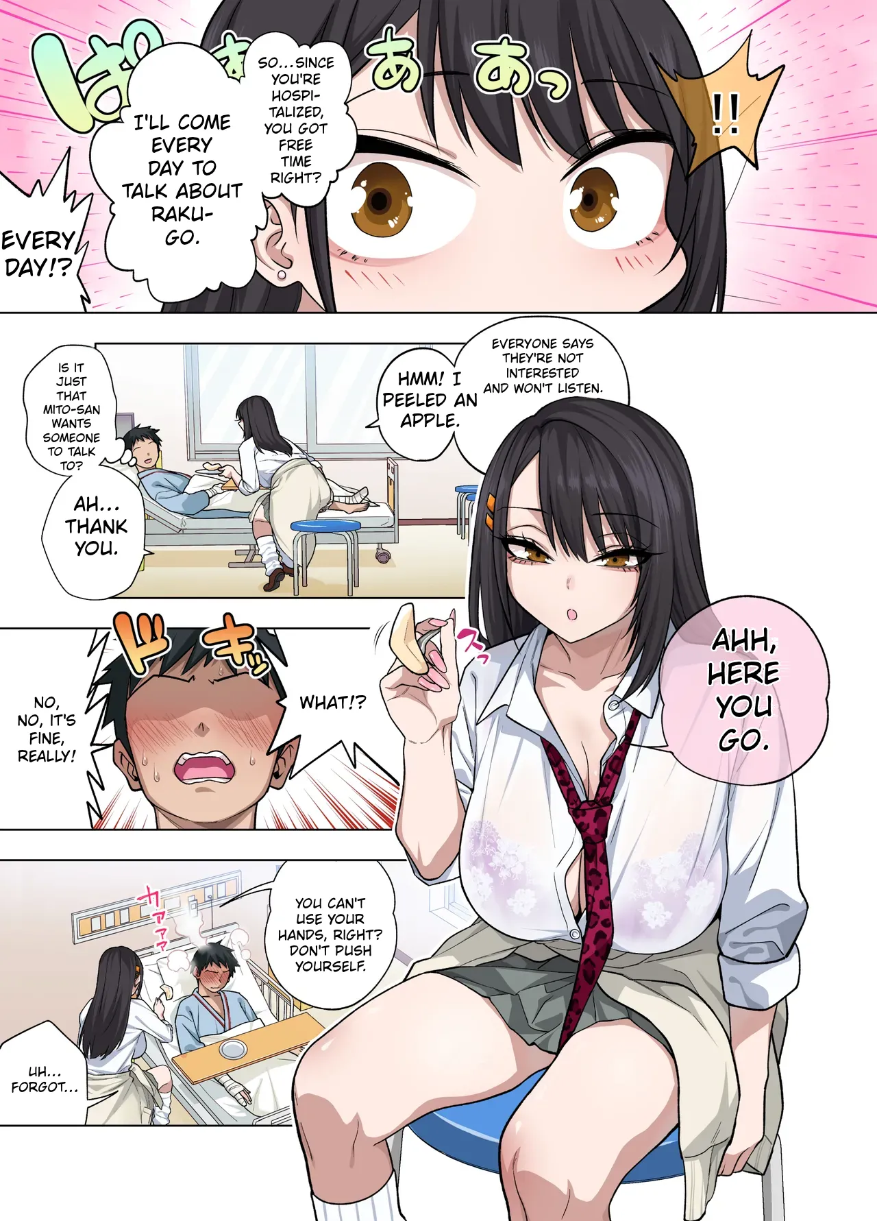 [Gujira 4 Gou (Gujira)] Nuite Moraimakuri Nyuuin Seikatsu ~Tasuketa Cool-Gyaru wa Jitsu wa Sukebe deshita~[ENGRISH][CharlesWHITE][CRACKERTL] — preview page 5