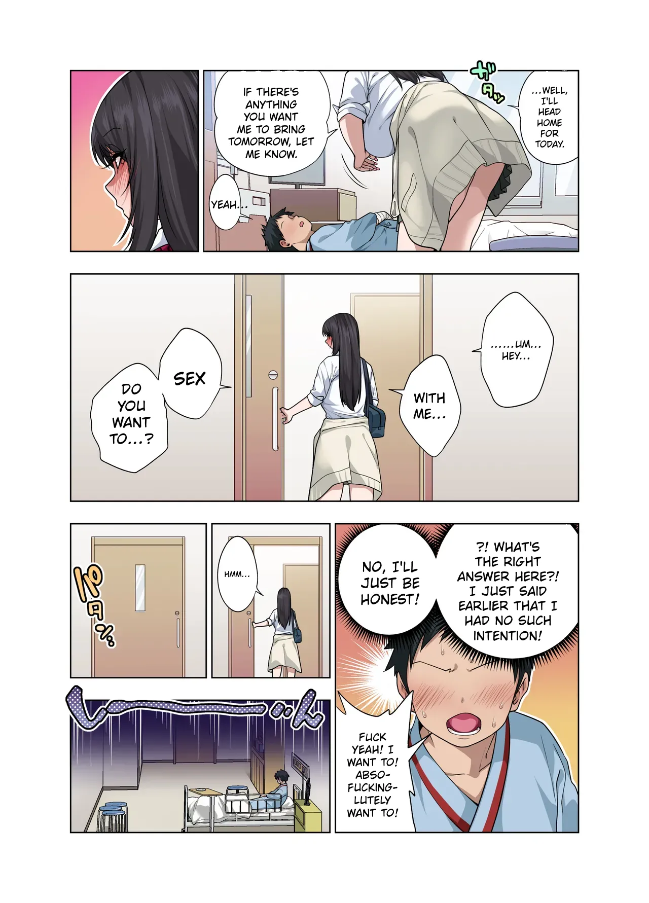 [Gujira 4 Gou (Gujira)] Nuite Moraimakuri Nyuuin Seikatsu ~Tasuketa Cool-Gyaru wa Jitsu wa Sukebe deshita~[ENGRISH][CharlesWHITE][CRACKERTL] — preview page 17