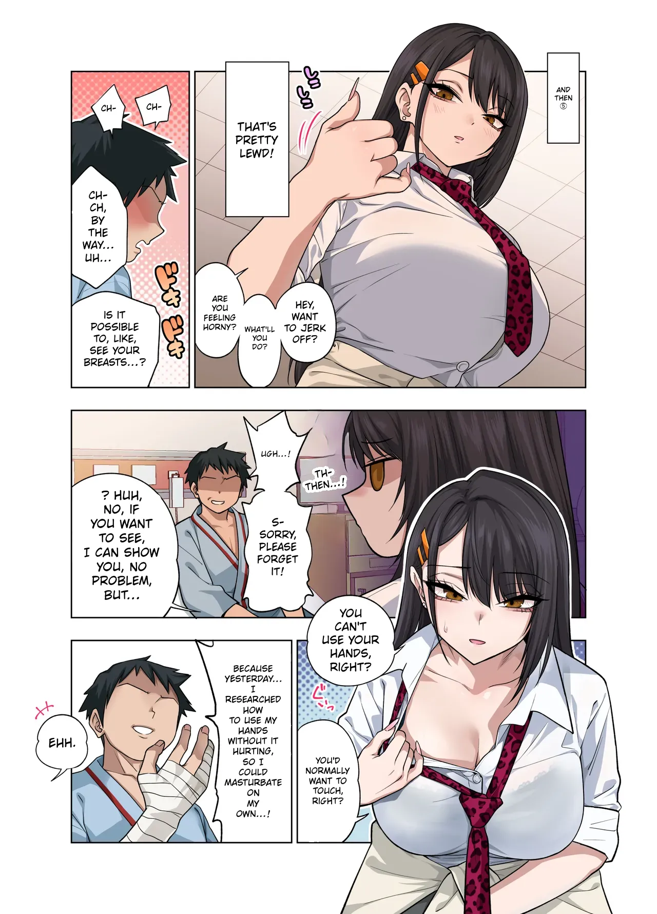 [Gujira 4 Gou (Gujira)] Nuite Moraimakuri Nyuuin Seikatsu ~Tasuketa Cool-Gyaru wa Jitsu wa Sukebe deshita~[ENGRISH][CharlesWHITE][CRACKERTL] – Chapter 1 – page 23