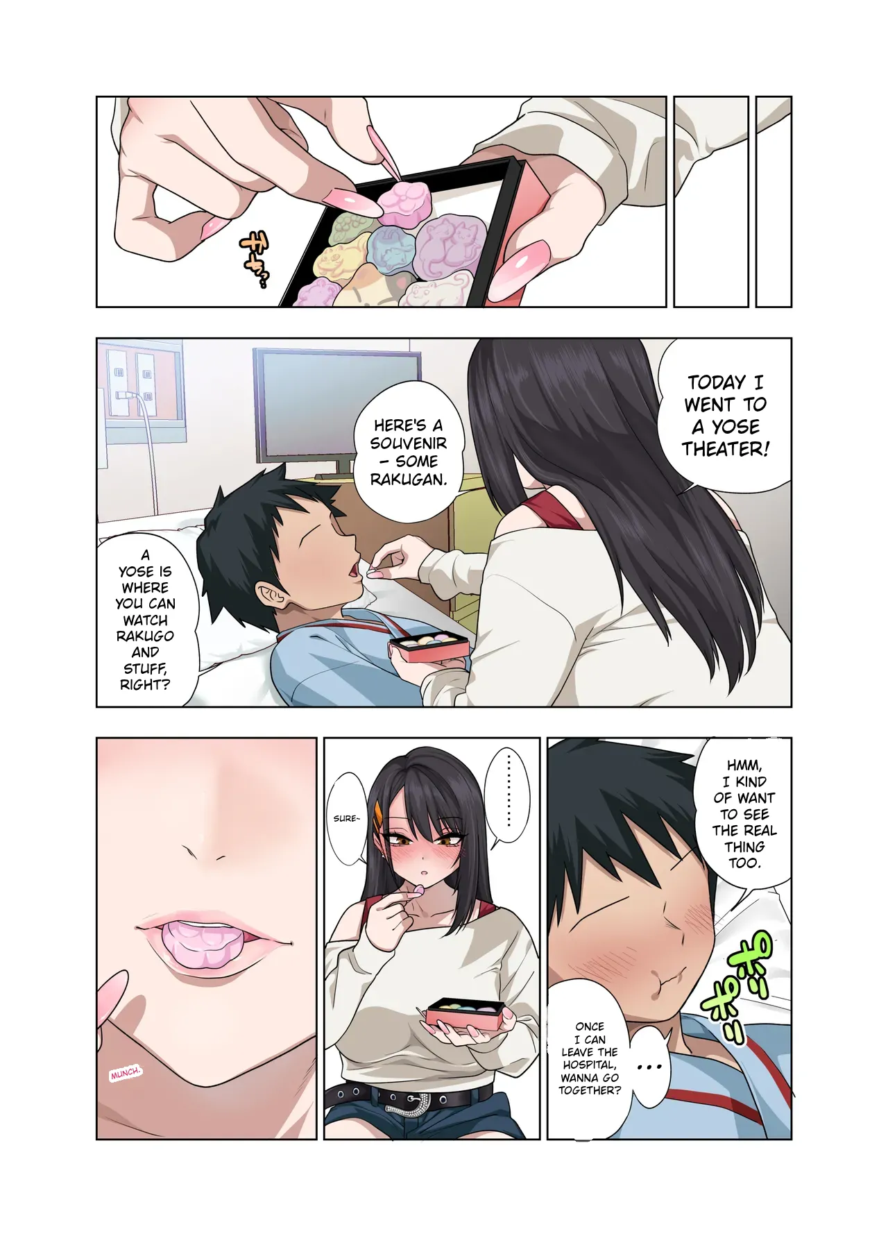 [Gujira 4 Gou (Gujira)] Nuite Moraimakuri Nyuuin Seikatsu ~Tasuketa Cool-Gyaru wa Jitsu wa Sukebe deshita~[ENGRISH][CharlesWHITE][CRACKERTL] – Chapter 1 – page 33