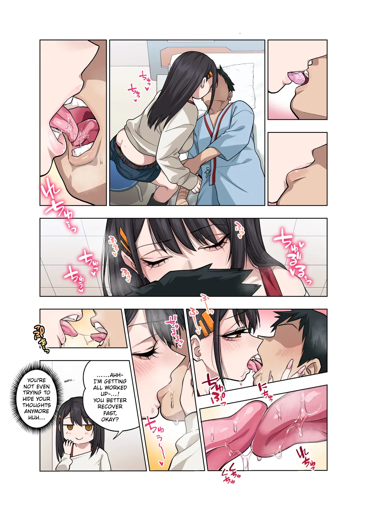 [Gujira 4 Gou (Gujira)] Nuite Moraimakuri Nyuuin Seikatsu ~Tasuketa Cool-Gyaru wa Jitsu wa Sukebe deshita~[ENGRISH][CharlesWHITE][CRACKERTL] – Chapter 1 – page 34