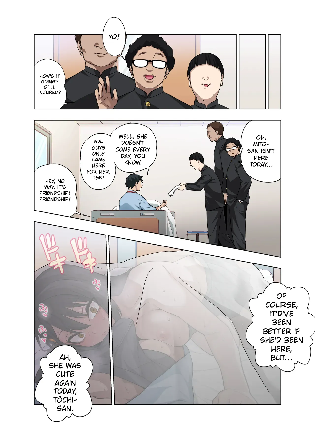 [Gujira 4 Gou (Gujira)] Nuite Moraimakuri Nyuuin Seikatsu ~Tasuketa Cool-Gyaru wa Jitsu wa Sukebe deshita~[ENGRISH][CharlesWHITE][CRACKERTL] – Chapter 1 – page 37