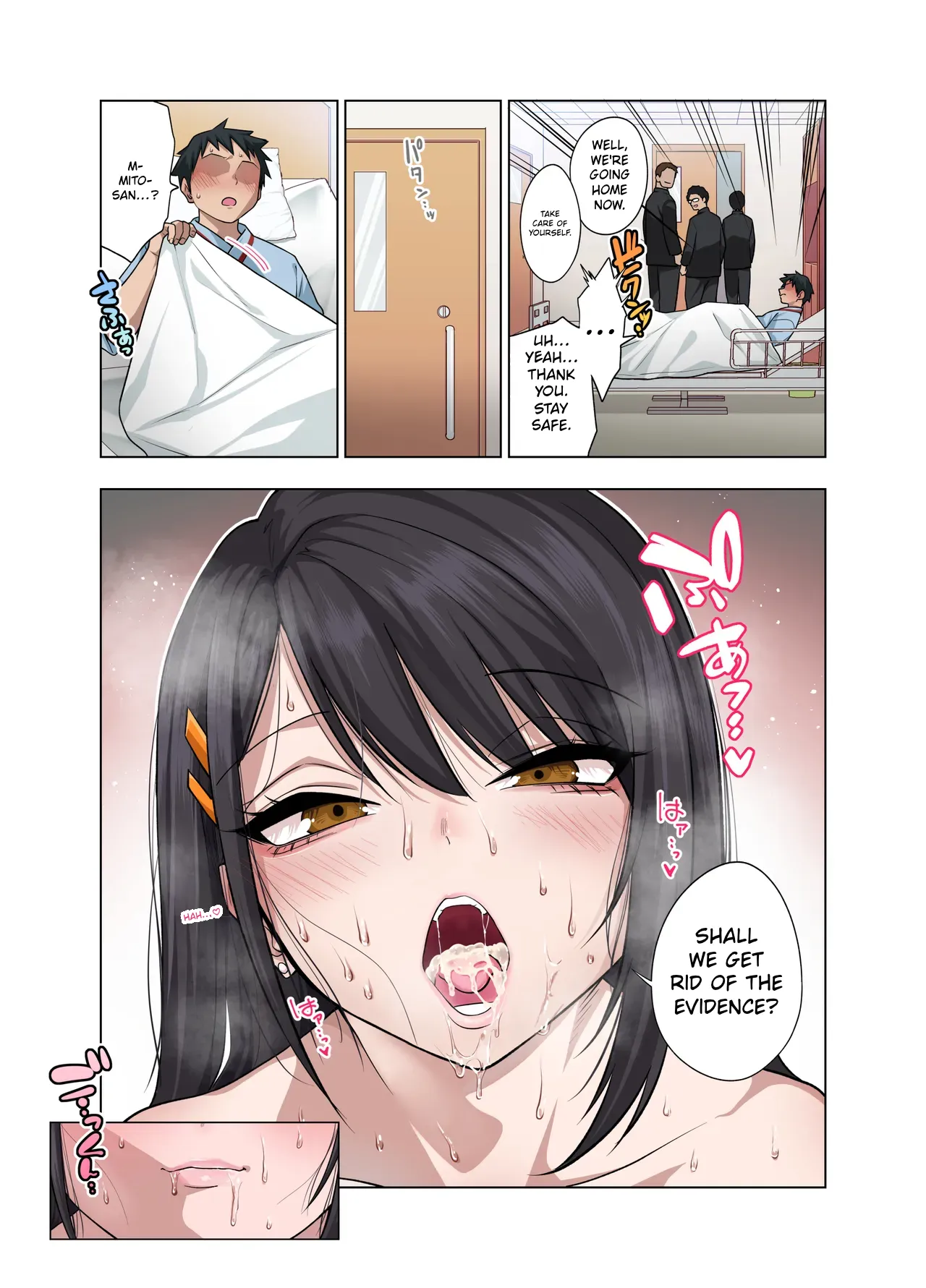 [Gujira 4 Gou (Gujira)] Nuite Moraimakuri Nyuuin Seikatsu ~Tasuketa Cool-Gyaru wa Jitsu wa Sukebe deshita~[ENGRISH][CharlesWHITE][CRACKERTL] – Chapter 1 – page 40