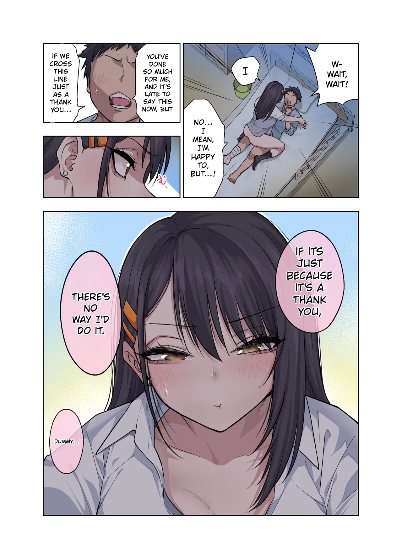 [Gujira 4 Gou (Gujira)] Nuite Moraimakuri Nyuuin Seikatsu ~Tasuketa Cool-Gyaru wa Jitsu wa Sukebe deshita~[ENGRISH][CharlesWHITE][CRACKERTL] – Chapter 1 – page 42