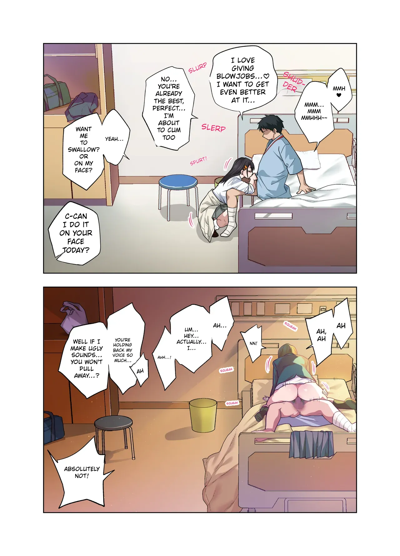 [Gujira 4 Gou (Gujira)] Nuite Moraimakuri Nyuuin Seikatsu ~Tasuketa Cool-Gyaru wa Jitsu wa Sukebe deshita~[ENGRISH][CharlesWHITE][CRACKERTL] – Chapter 1 – page 51