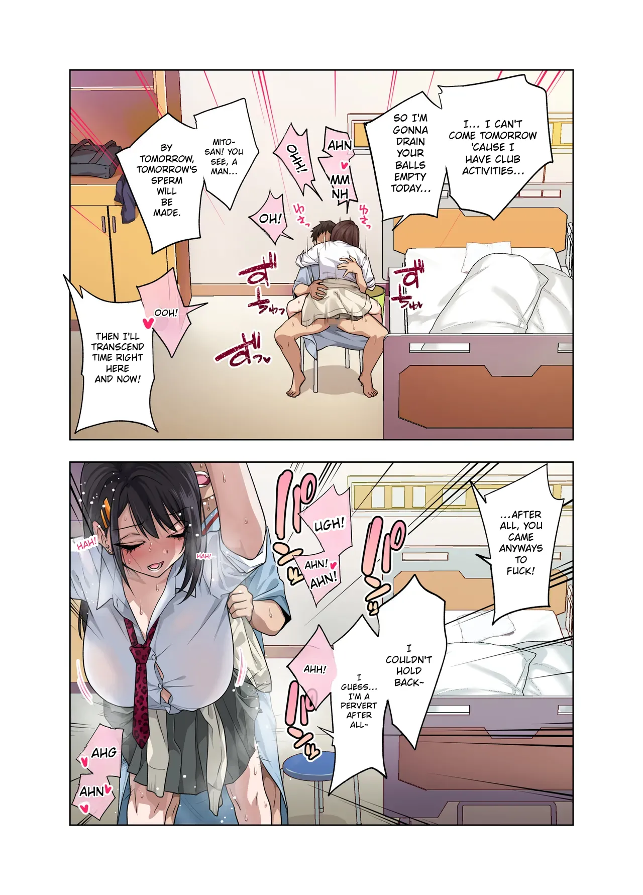 [Gujira 4 Gou (Gujira)] Nuite Moraimakuri Nyuuin Seikatsu ~Tasuketa Cool-Gyaru wa Jitsu wa Sukebe deshita~[ENGRISH][CharlesWHITE][CRACKERTL] – Chapter 1 – page 53