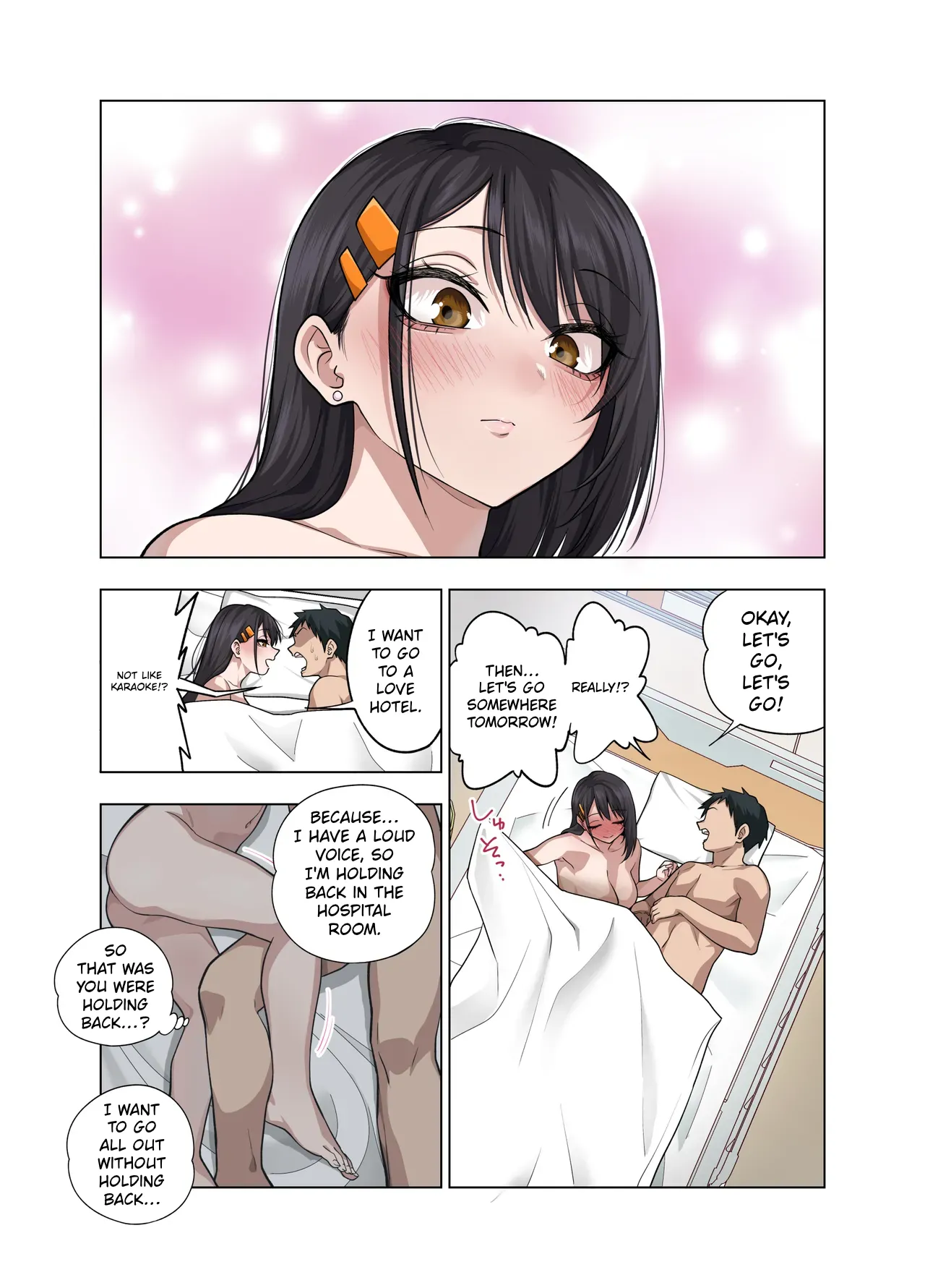 [Gujira 4 Gou (Gujira)] Nuite Moraimakuri Nyuuin Seikatsu ~Tasuketa Cool-Gyaru wa Jitsu wa Sukebe deshita~[ENGRISH][CharlesWHITE][CRACKERTL] – Chapter 1 – page 56
