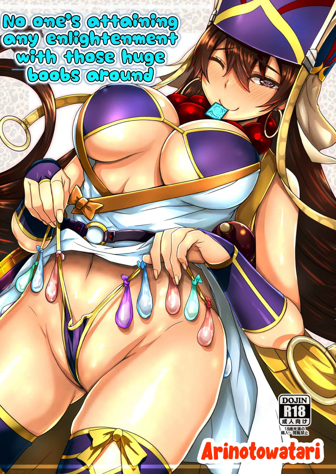No one’s attaining any enlightment with those huge boobs around