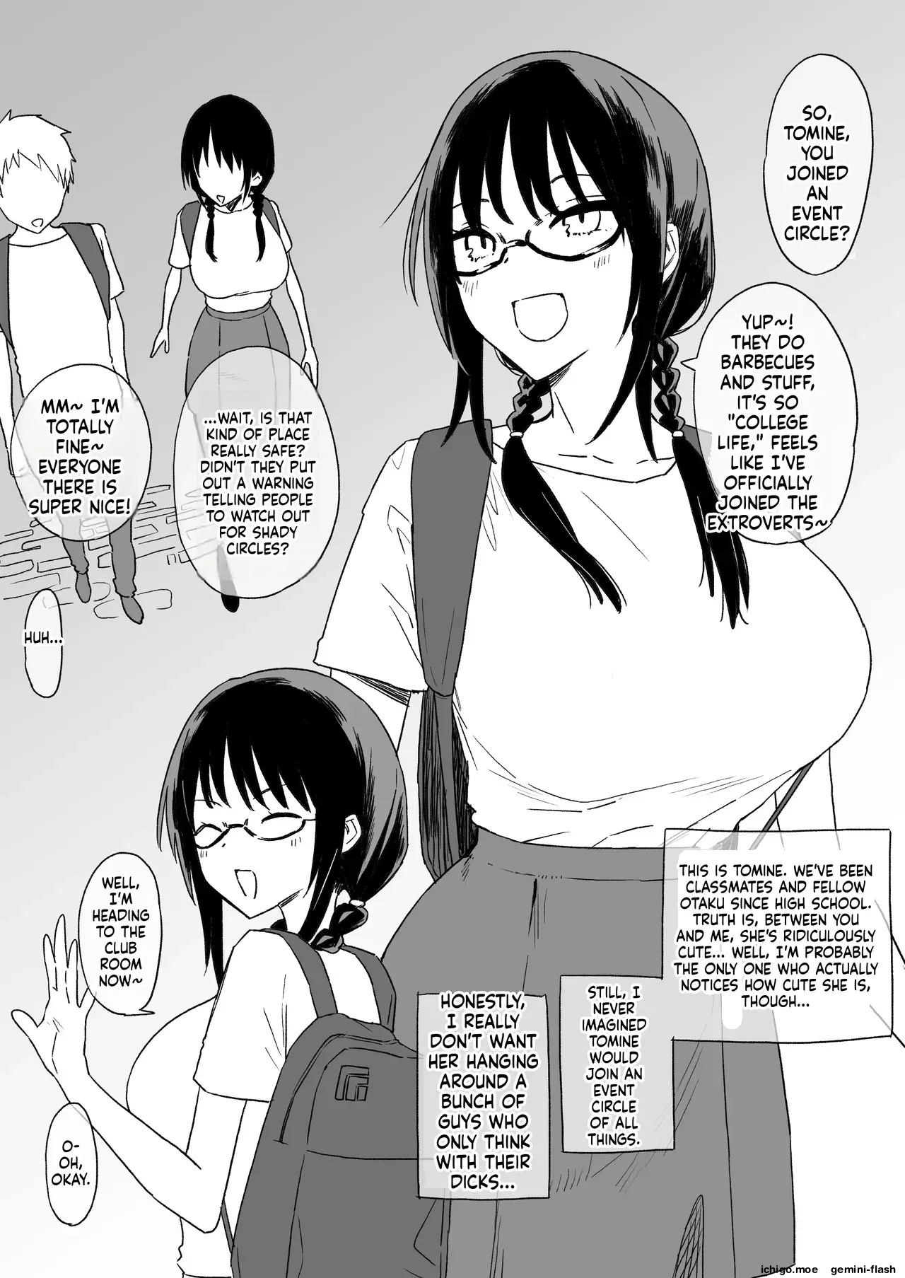 The girl I like joined an event club