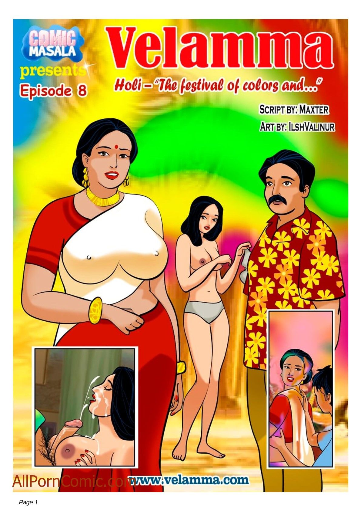 Velamma 8 – The Festival Of Colors And..